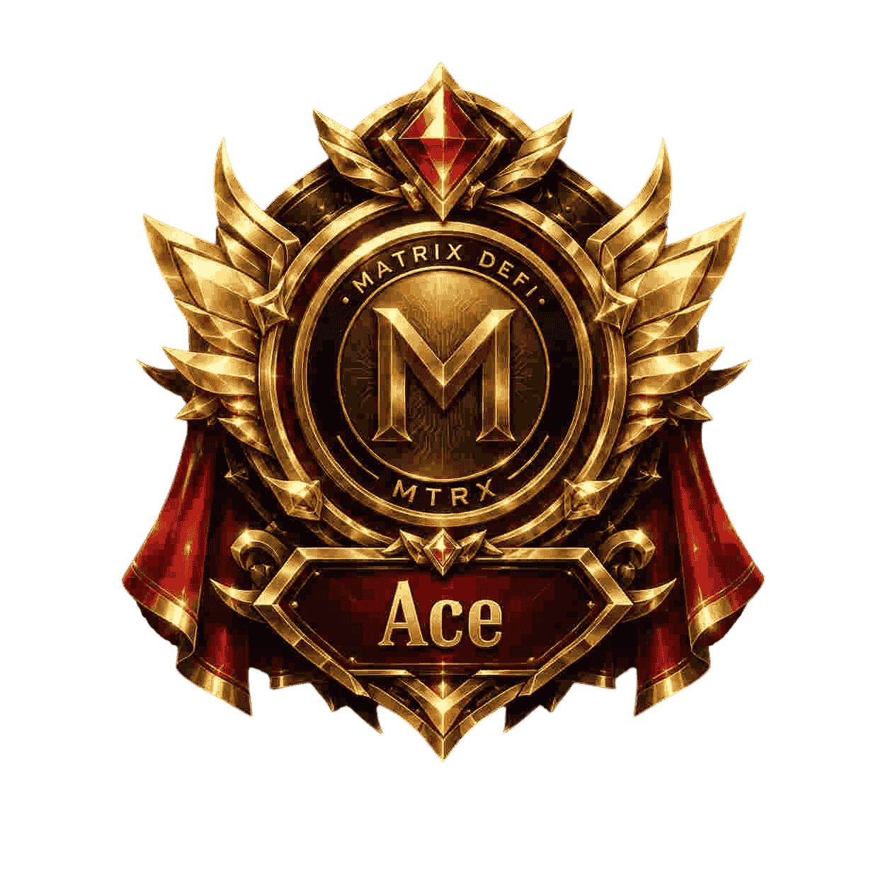 Ace Matrix DeFi rank badge